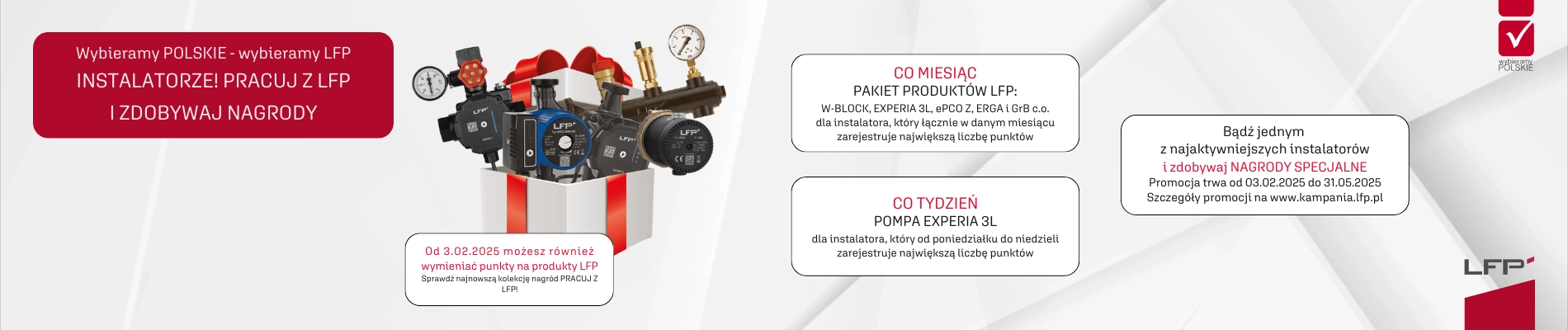 Pracuj z LFP i wygrywaj nagrody - baner promocyjny
