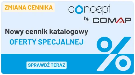 Zmiana cennika - CONCEPT BY COMAP