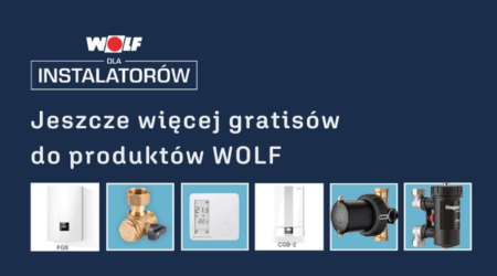 Jeszcze więcej gratisów! Promocja WOLF dla instalatorów - PROMOCJA
