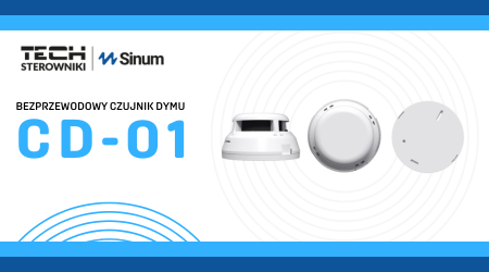 Czujnik dymu TECH Sterowniki CD-01