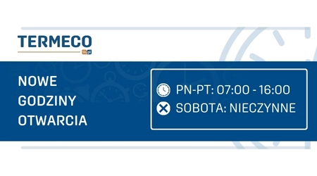 Nowe godziny otwarcia TERMECO