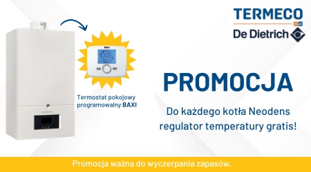 Kup kocioł BAXI Neodens i odbierz termostat pokojowy GRATIS!