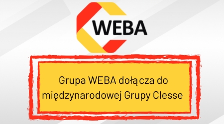 Grupa WEBA dołącza do Grupy Clesse