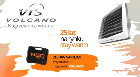25 lat nagrzewnic VOLCANO od VTS Group – wyjątkowa promocja dla instalatorów!
