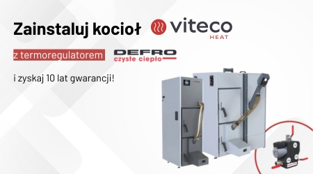 VITECO Heat: 10 lat gwarancji na szczelność wymiennika z termoregulatorem DEFRO (do 31.12.2026)
