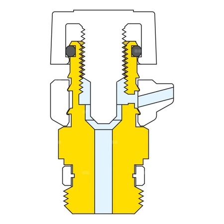 Ręczny zawór odpowietrzający do grzejników z regulowanym wyjściem 3/8" GZ