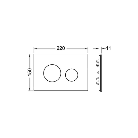 TECEloop - obudowa ze szkła - biały