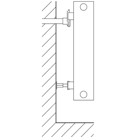 Ściana grzewcza Kermi Heizwand HHN Typ20 BH350x72x1400mm QN904, weiß, 6bar, m. Abd, AB 12