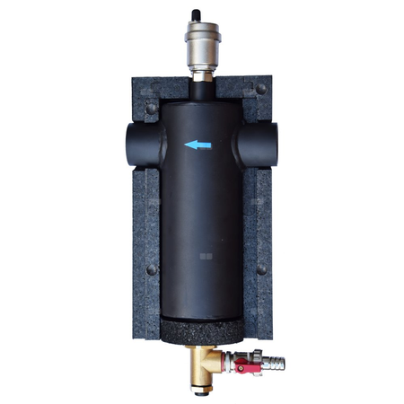 Filtroodmulnik magnetyczny FM 65 – DN 25 z izolacją, z wyposażeniem dodatkowym