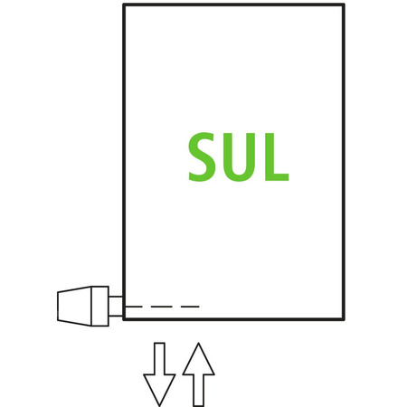 Grzejnik płytowy typ 22 KERMI V-HVV wym. 1200 x 1680 mm, kolor biały, moc 4717 W