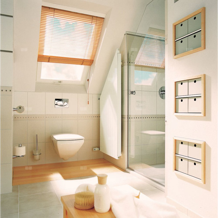 Grzejnik płytowy typ 11 KERMI HVN wym. 2000 x 630 mm, kolor biały, moc 1706 W