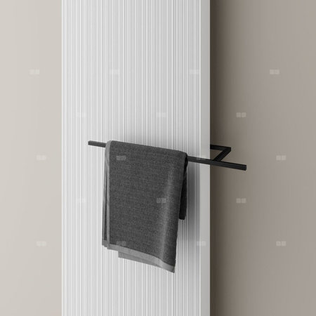 Grzejnik dekoracyjny Kermi®Bryce® Mono 2000x150x103, 642W podłącz. 99, RAL 9016 SG