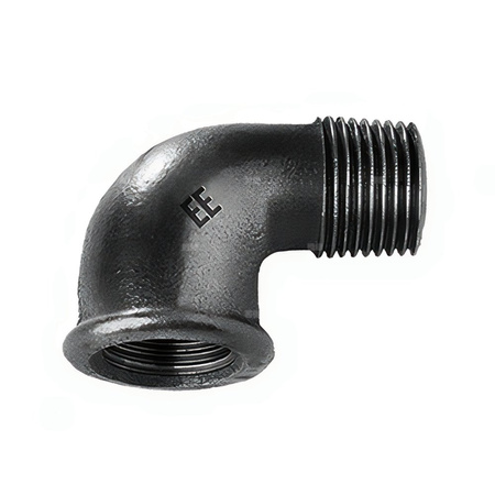 Kolano 90' ODLEWNIA ZAWIERCIE A4/7/92 żeliwo (czarne) 1/4'' (GW x GZ)