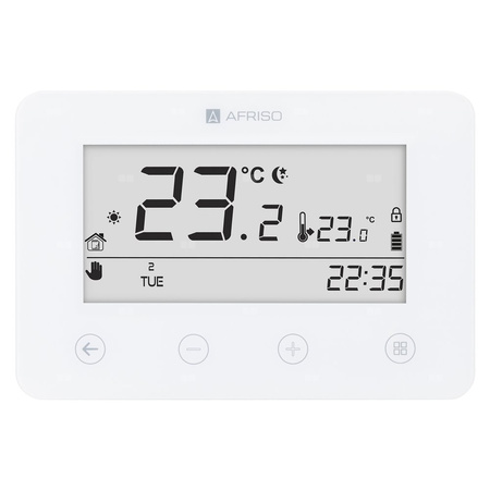 Termostat AFRISO RT05 zasilanie bateryjne (2xaaa) floorcontrol 5-35'C
