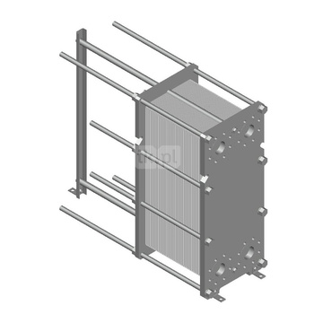 Wymiennik ciepła REFLEX RLG-19-140 płytowy CO, skręcany, 110'C, 16 bar