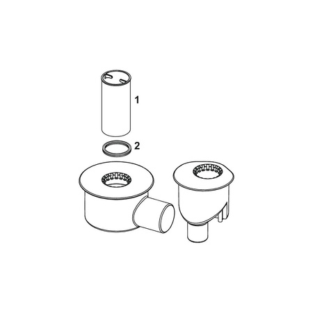 TECEdrainline - Kolano odpływowe