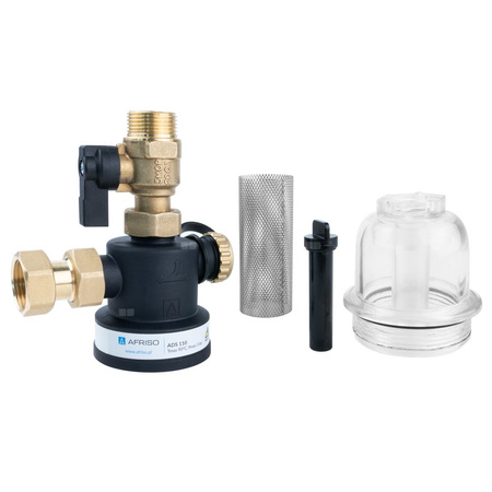 Separator AFRISO ADS 110, do C.O., 3 bar / 90'C, 3/4'' (GW), z wkładem magnesowymInstalacje i źródła ciepła