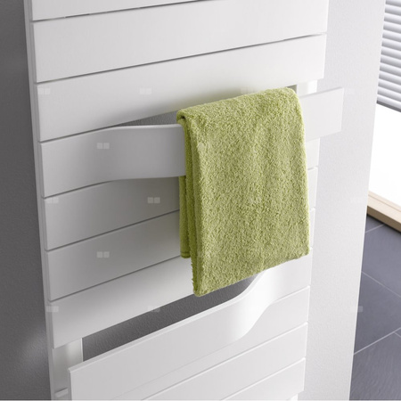 Grzejnik dekoracyjny Kermi TABEO1437x101x750mm, QN 1047,GLS,podłączenie środkowe