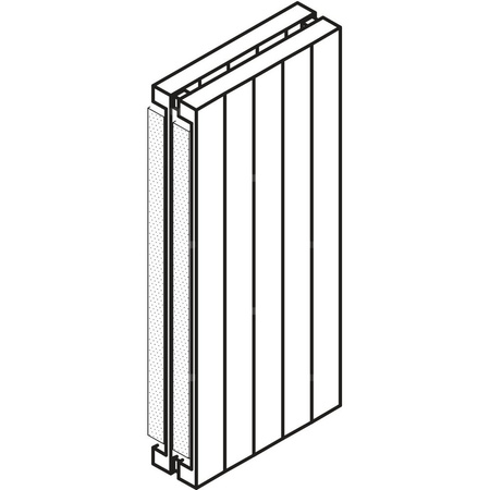 Grzejnik płytowy typ 22 KERMI V-HVV wym. 1800 x 420 mm, kolor biały, moc 1627 W