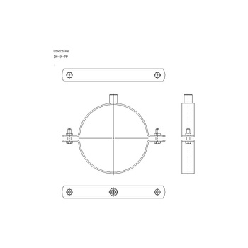 Obejma masywna DN 8 (219-225mm) DN8