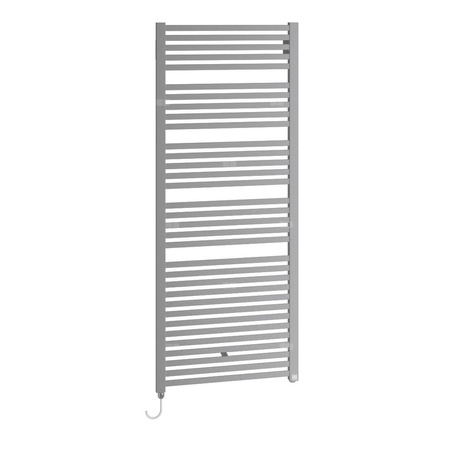 Grzejnik Kermi®Geneo®quadris-E 1494x32x447, P=600W, srebro,WWS biały, lewy