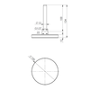 Termometr bimetaliczny AFRISO BiTh fi 100 mm 0…60'C tuleja 100 mm połączenie ax