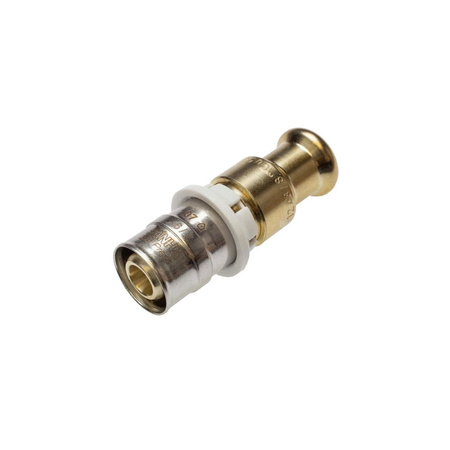 Mufa SANHA 3fit Press pb-free trzyczęściowy, brąz, 20 mm x 22 mm (zw x zw)