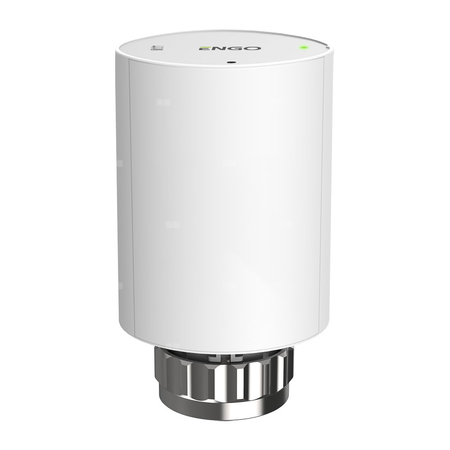 Głowica grzejnikowa bezprzewodowa, elektroniczna M28x1,5, bateryjna, biała