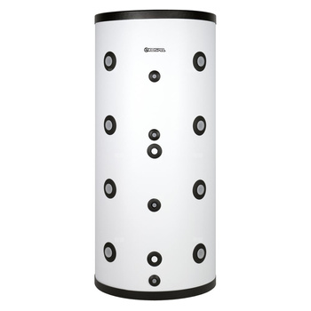 Zbiornik buforowy stojący KOSPEL SVW-300.2 pojemność 300 l z wężownicą, izolacja: pianka poliuretanowa, kolor: Biały