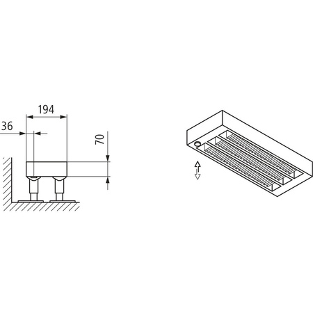 Konwektor Kermi Konvektor Typ43 BH70x194x700mm QN569, weiß, 6bar, m. Abd, AB 12