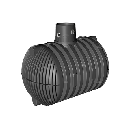 CARAT XL Zbiornik podziemny 8500L z nadbudową MAX DN160 (bez pokrywy) - plastikowy Zbiornik na wodę deszczową, zbiornik na deszczówkę , zbiornik retencyjny, zbiornik z tworzywa , szambo