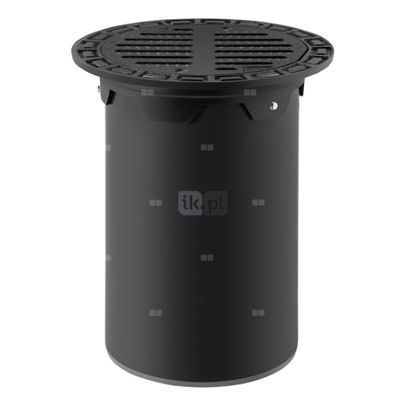 Studzienka teleskopowa MAGNAPLAST D400/TL-400 maksymalne obciążenie 40 t, pokrywa okrągła, krata