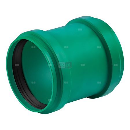 Mufa przesuwna MAGNAPLAST KG 2000 KGU, PP-md (zielony), DN 160 (ww x ww), do kanalizacji