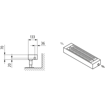 Konwektor Kermi Konvektor Typ32 BH140x133x4800mm QN4214, weiß, 6bar, o. Abd., AB Uni.