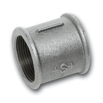 Mufa SANHA 270#, żeliwo (ocynk galwaniczny/elektrolityczny) (ocynk), 1 1/2'' (GW)