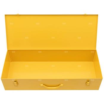 Stahlblechkasten RAL 1004 680x260x150, Karton gelb