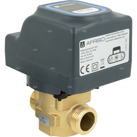 2-drogowy zawór strefowy AZV 442, DN15, G3/4'', Kvs 10, 230 V AC, NC