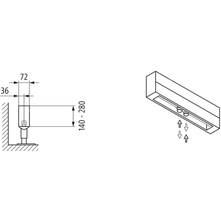 Konwektor Kermi Konvektor Typ21 BH140x72x4200mm QN2281, weiß, 6bar, m. Abd., AB Uni.