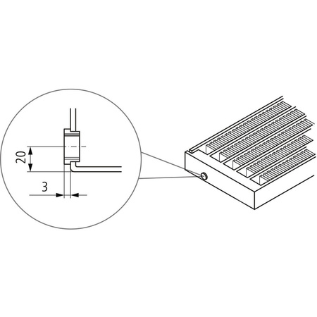 Konwektor Kermi Konvektor Typ22 BH210x122x1600mm QN1563,weiß,6bar,o. Abd.,AB Uni.