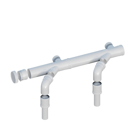 System kaskadowy PP - pakiet na 2 kotły DN125/80mm