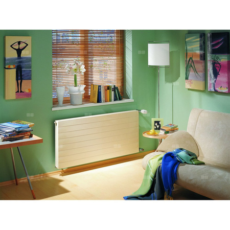 Grzejnik płytowy typ 11 KERMI HHN wym. 770 x 1600 mm, kolor biały, moc 1488 W