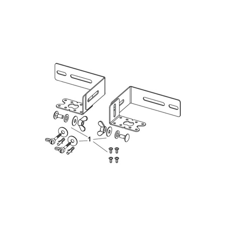 TECEdrainprofile - uchwyt do montażu naściennego i podłogowego