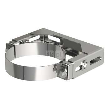 Uchwyt MK ŻARY PK WHT 1 stal nierdzewna fi 110/160 mm (mocowanie - Obejma do ściany regulowana)