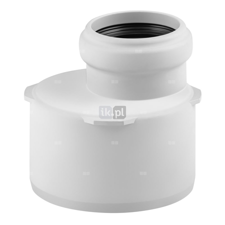 Złącze MAGNAPLAST SKOLAN safe dBL redukcja, PP (biały), DN 160 x DN 110 (ww x wz), do kanalizacji