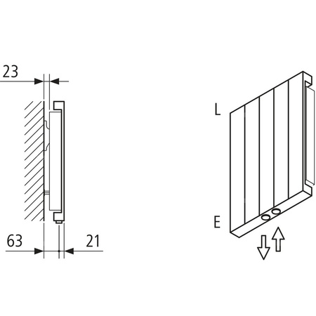 Grzejnik płytowy typ 11 KERMI HVN wym. 1800 x 630 mm, kolor biały, moc 1566 W