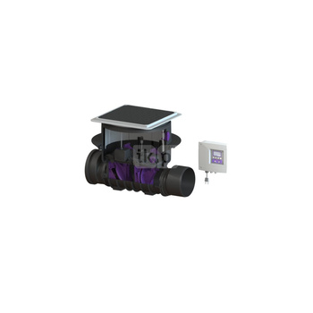 Automatyczny zawór zwrotny Staufix FKA Komfort DN200 z czarną pokrywą