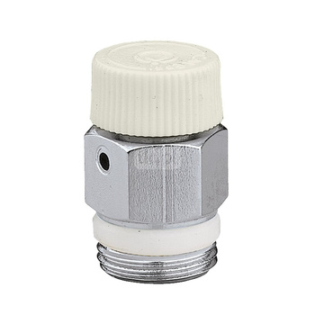 Ręczny zawór odpowietrzający do grzejników. Gwint z uszczelką PTFE 1/8" GZ