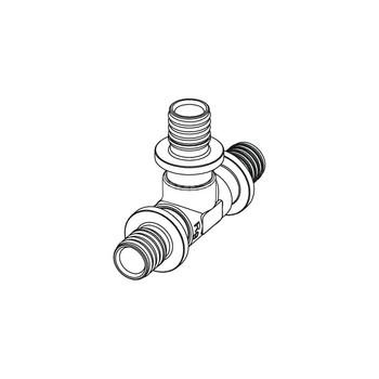 Trójnik TECE flex brąz 20 GZ