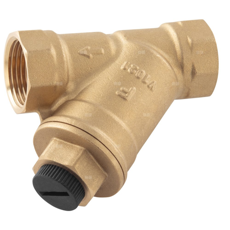 Filtr siatkowy z magnesem,nakrętno-nakrętny, DN15, G1/2