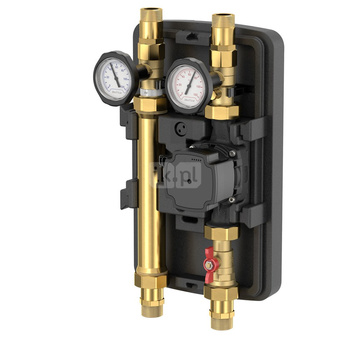 Grupa pompowa FLAMCO MEIBES GZ gazowy walcowy x GZ gazowy walcowy 1 cal (25) x DN 25 Kvs7.8, z izolacją